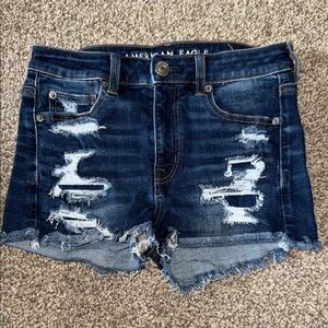 American Eagle Outfitters Women's Blue Denim Shorts